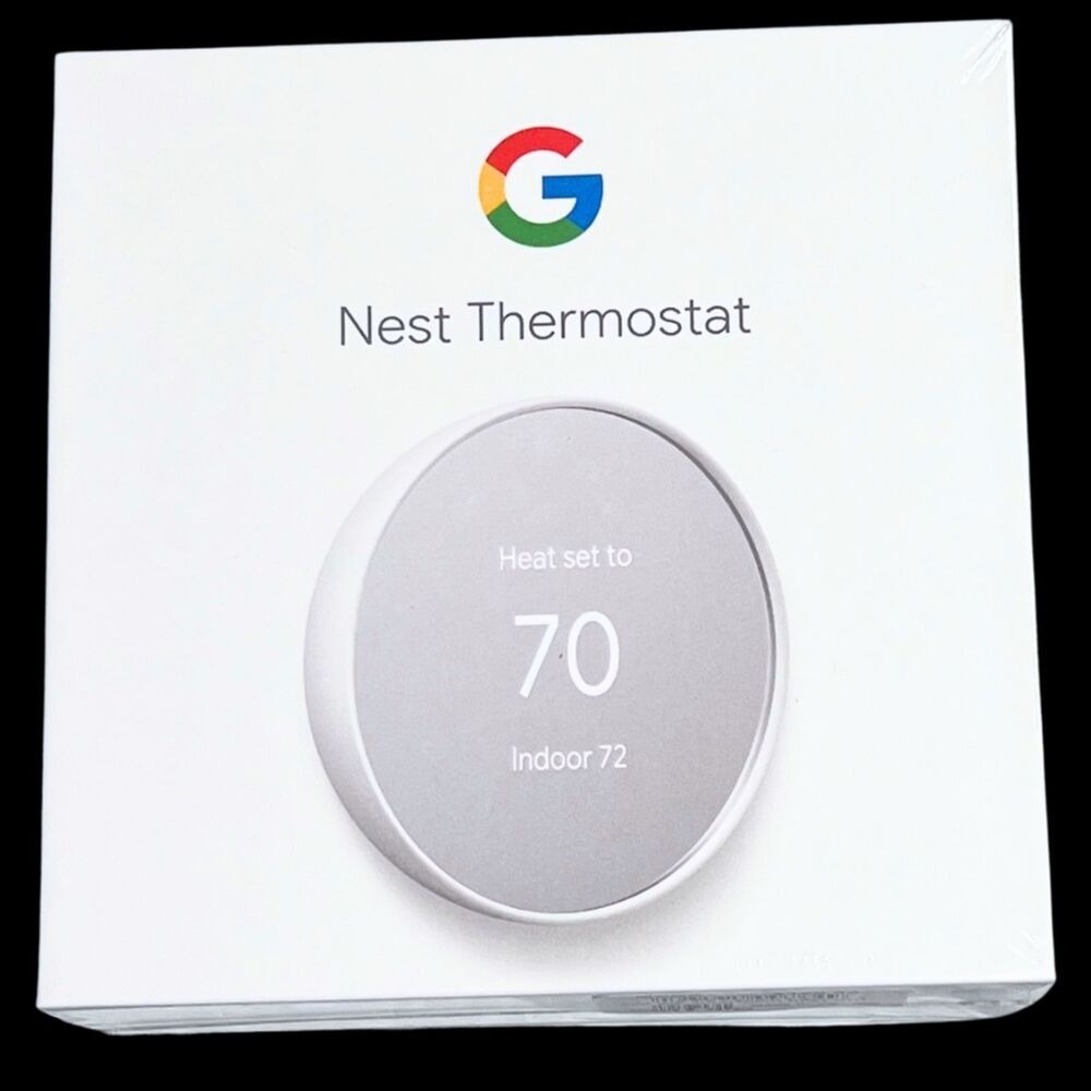Google Nest Thermostat G4CVZ Snow New Sealed SKU GA01334-US MG4CVZ MFG 04/24